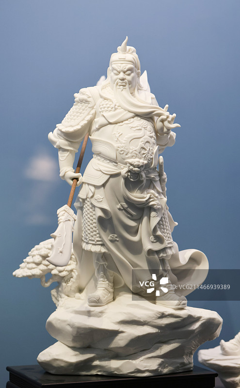 国家博物馆德化白瓷展览人像一组图片素材