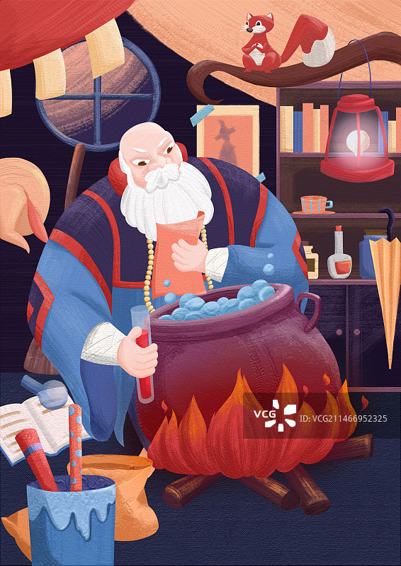 童话巫师图片素材