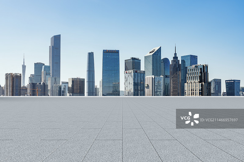 广州城市风光平台广场图片素材