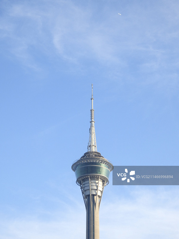 澳门观光塔百步登天图片素材