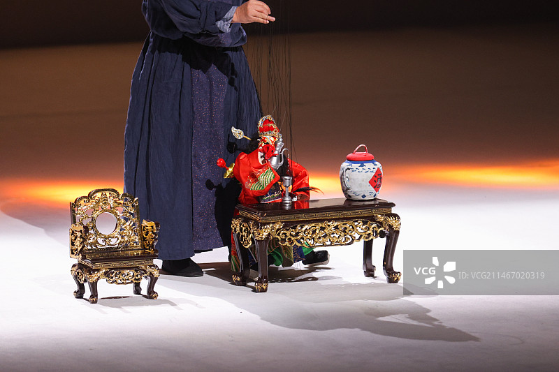 浙江非遗文化传统戏剧木偶戏图片素材