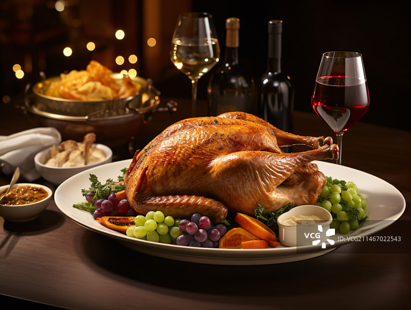 桌上食物的特写镜头图片素材