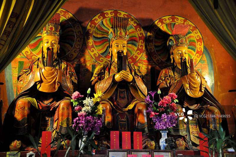 重庆綦江白云观 老瀛山图片素材