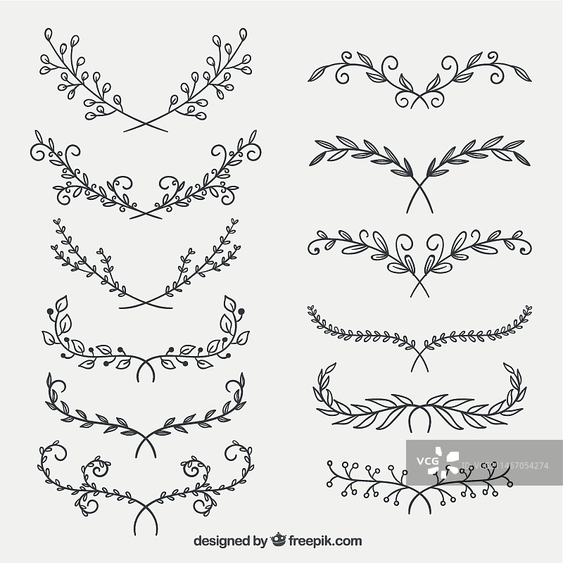 花卉装饰图片素材