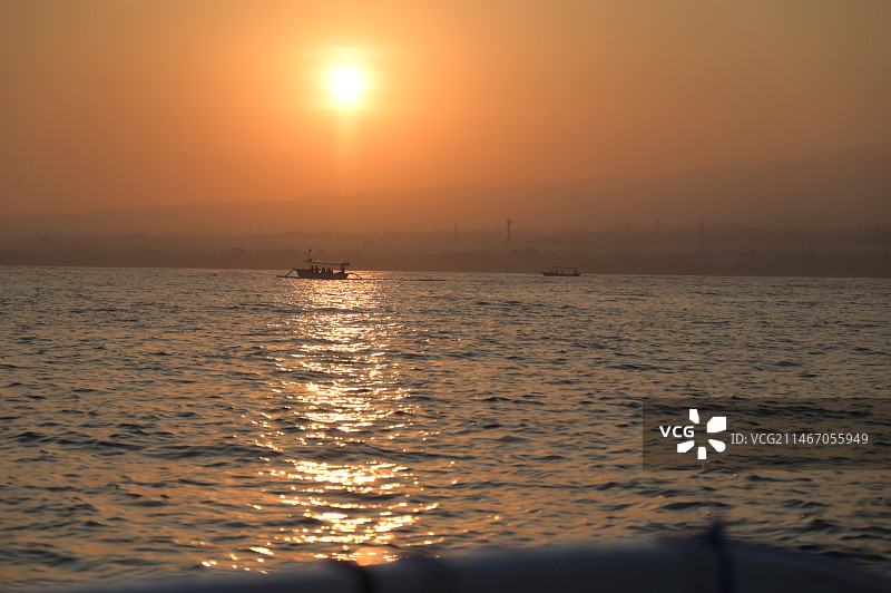 Lovina dolphin trip图片素材