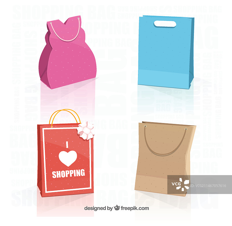 购物袋合集图片素材
