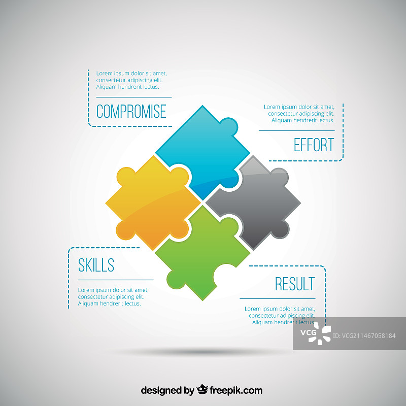 拼图信息图图片素材