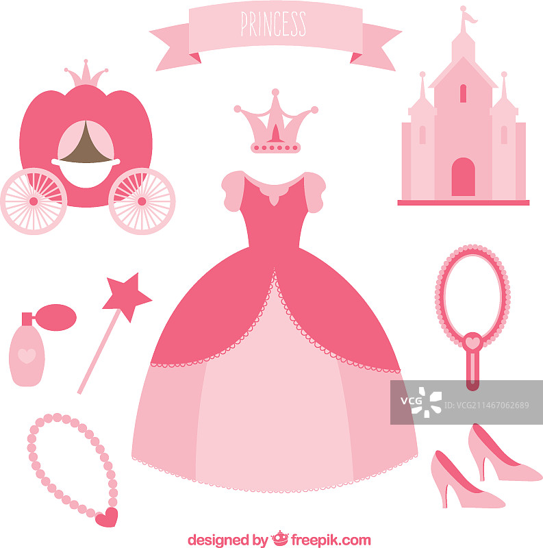公主元素图片素材