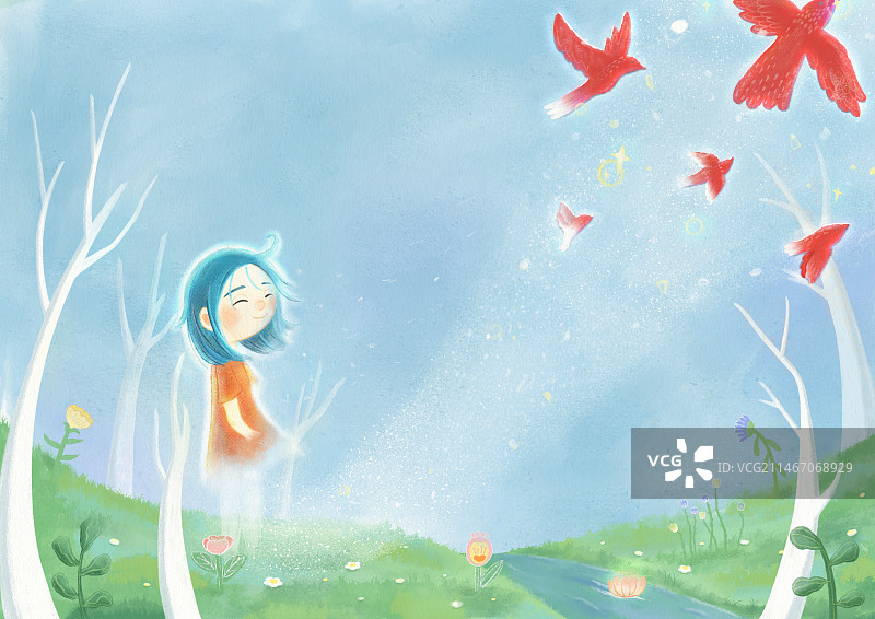 灵魂自由的向往之处图片素材