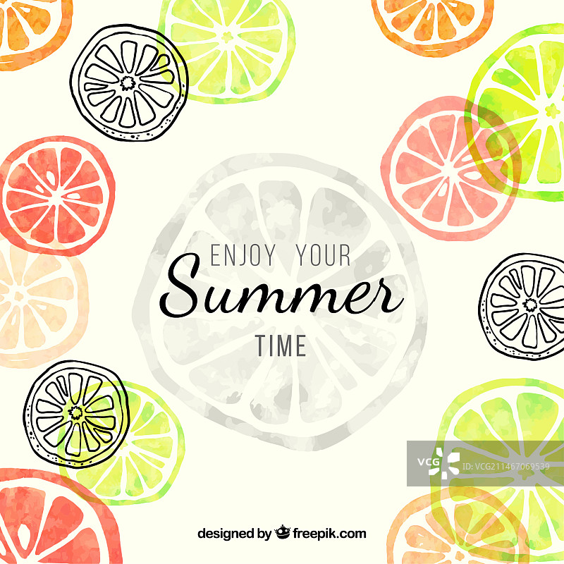 享受夏日时光图片素材