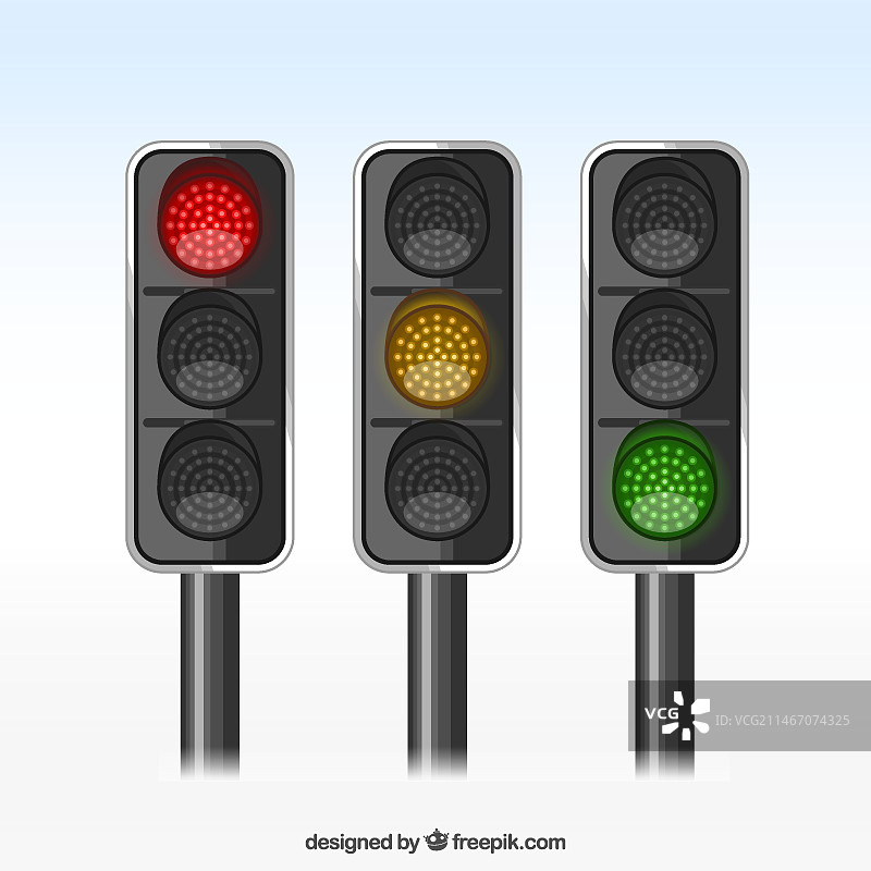 交通信号灯图片素材