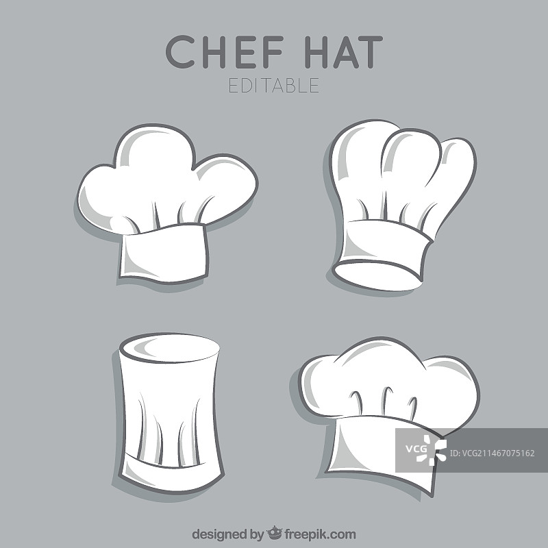 各种厨师帽图片素材