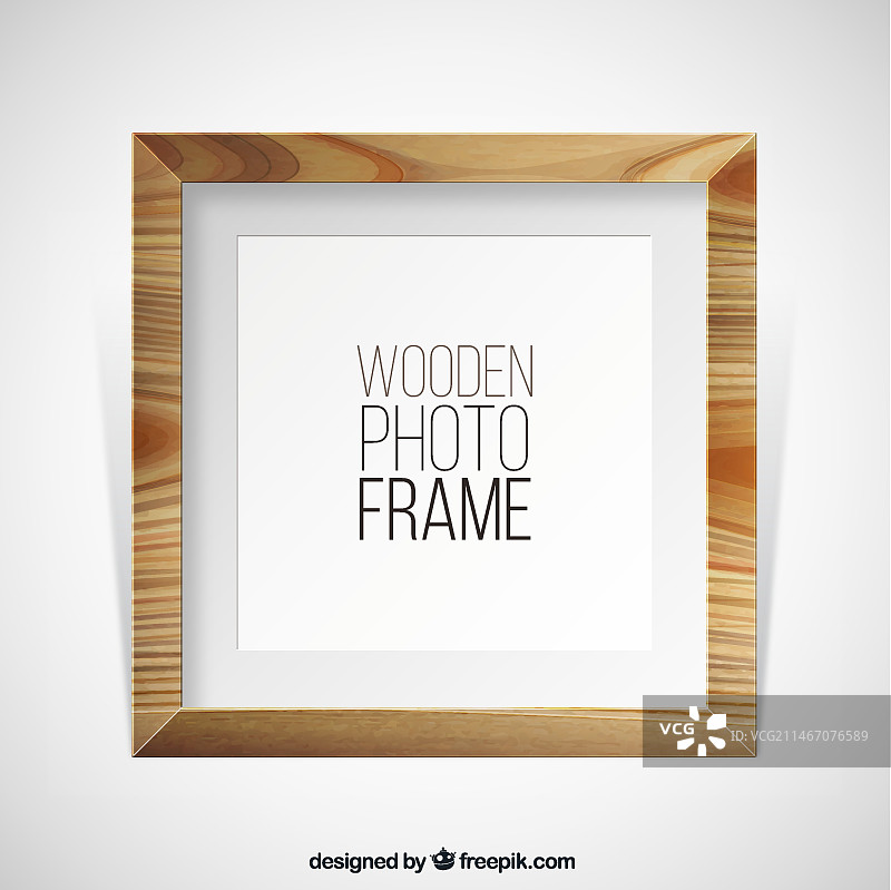 木制摄影相框图片素材