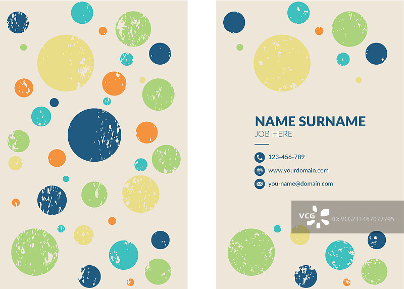 点状名片图片素材