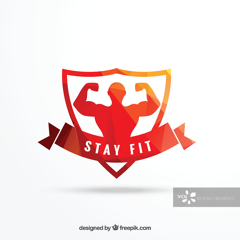 几何锻炼标志图片素材