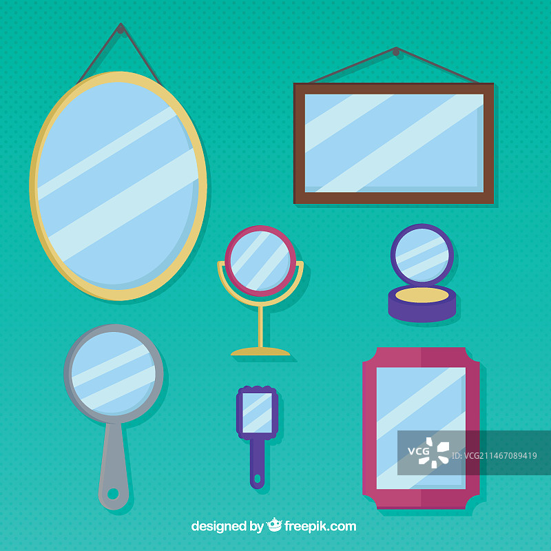 各种不同的镜子图片素材