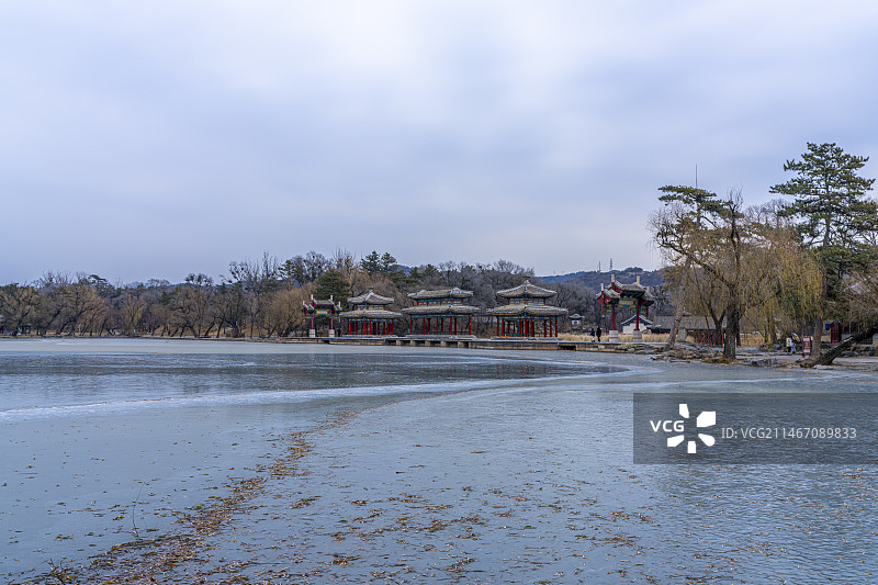 承德避暑山庄 水心榭图片素材