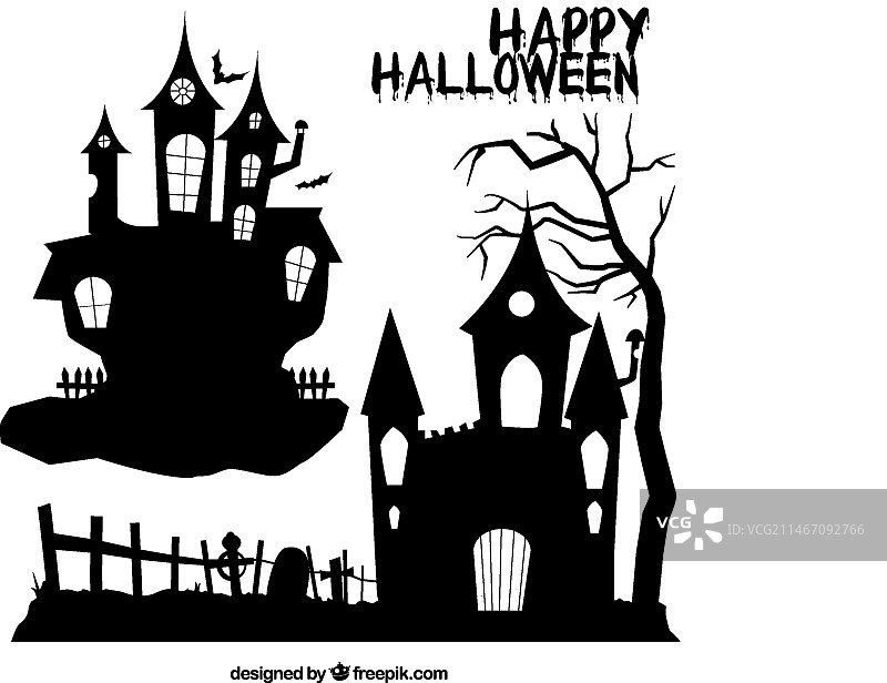 万圣节房屋图片素材