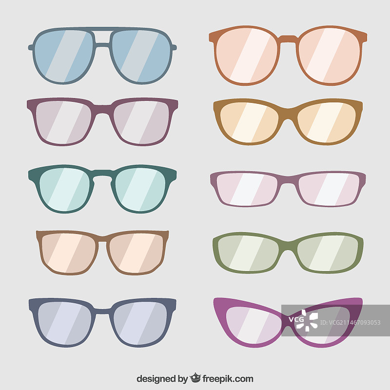 时尚太阳镜合集图片素材