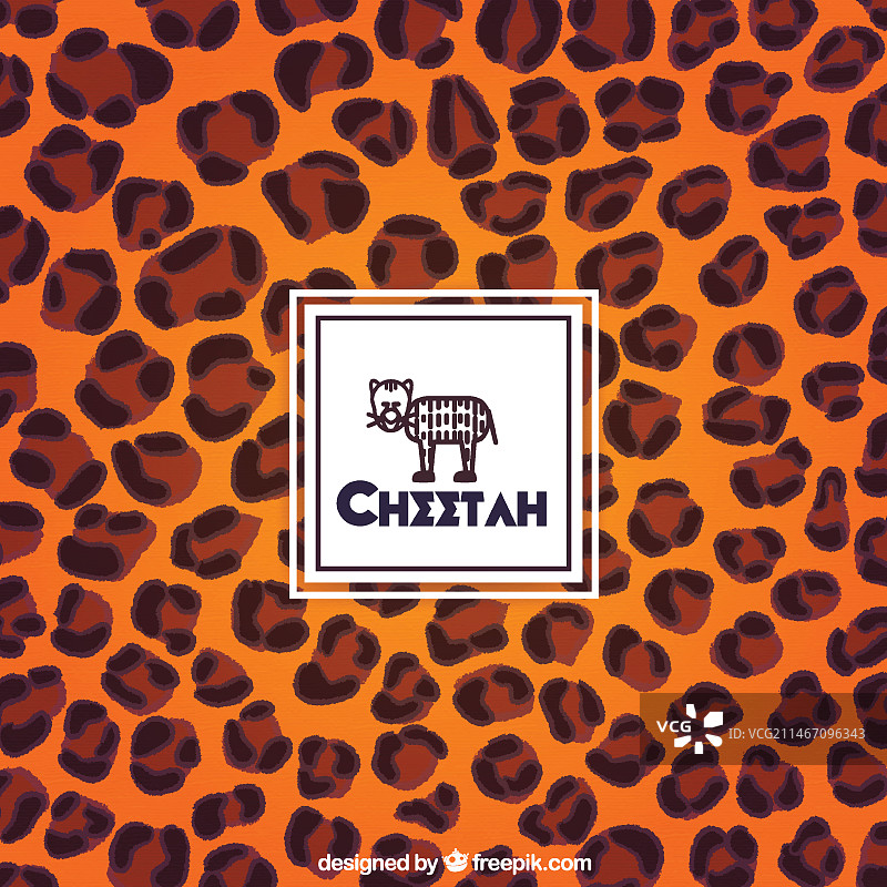 猎豹纹背景图片素材