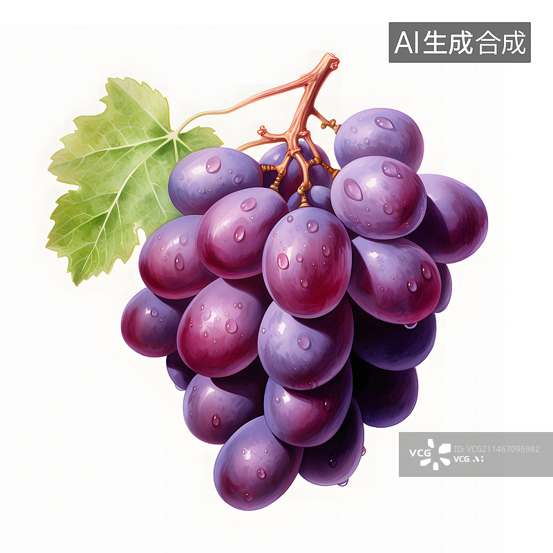 【AI数字艺术】葡萄图片素材
