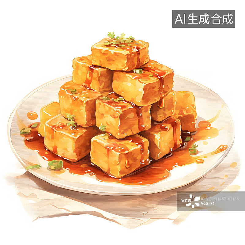 【AI数字艺术】豆腐图片素材