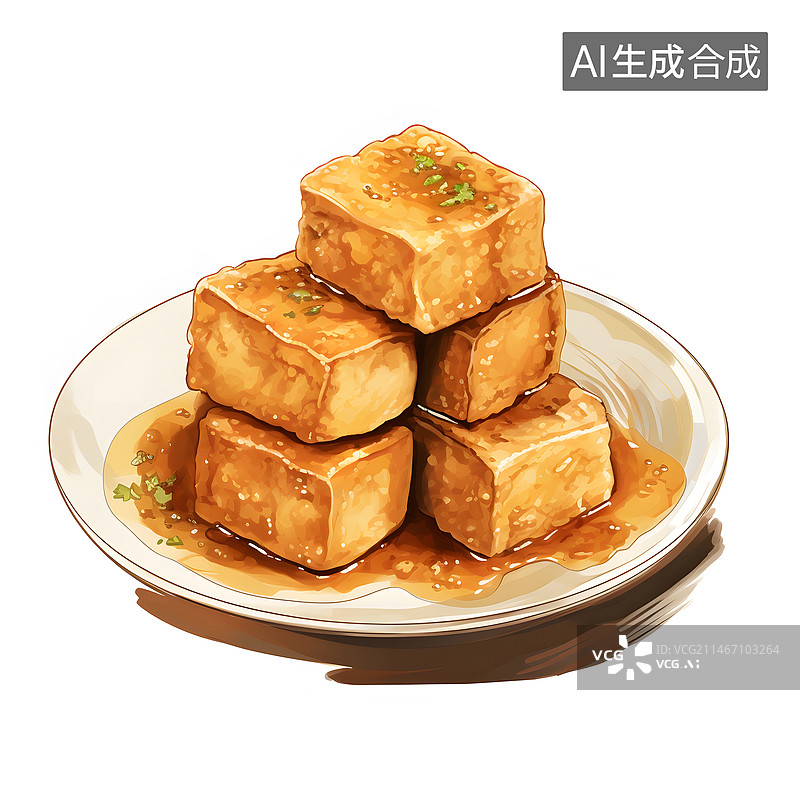 【AI数字艺术】豆腐图片素材