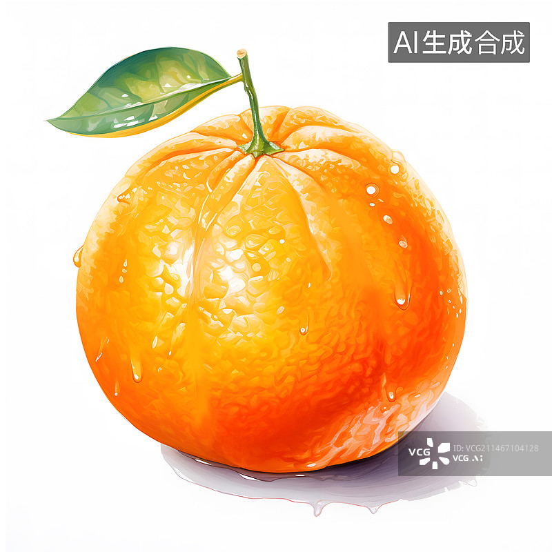 【AI数字艺术】橘子图片素材