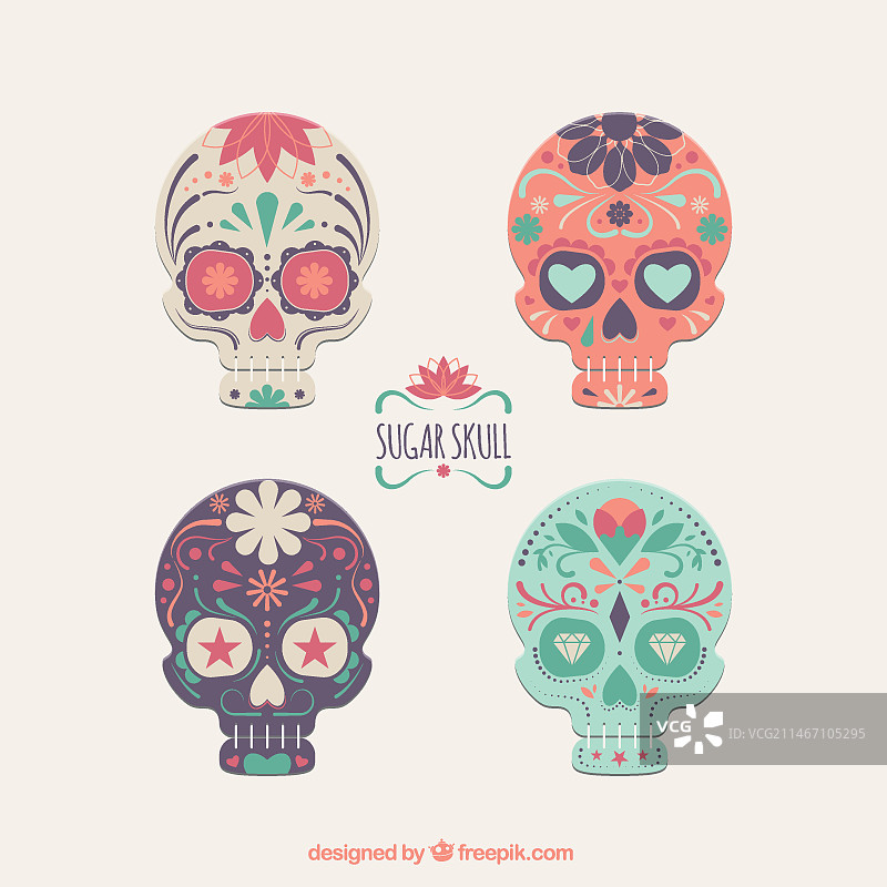 糖骷髅合集图片素材