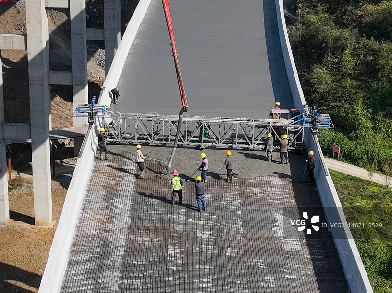 贵州省道真仡佬族苗族自治县，渝湘复线高速武道段洛龙互通风光图片素材