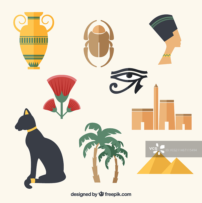 埃及文化元素图片素材