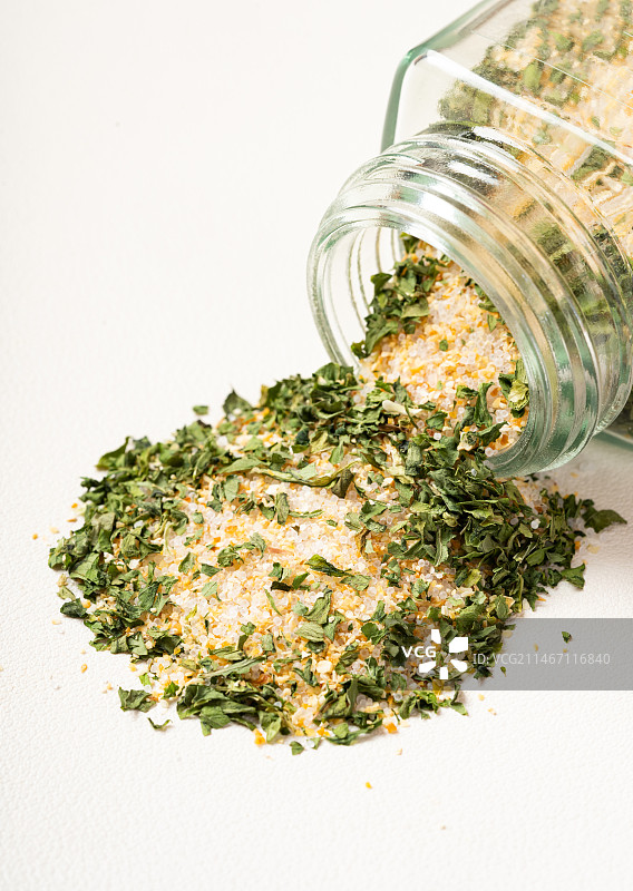 欧芹大蒜盐图片素材