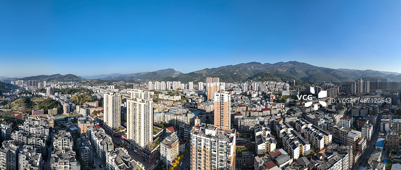 贵州省遵义市道真仡佬族苗族自治县县城风光图片素材