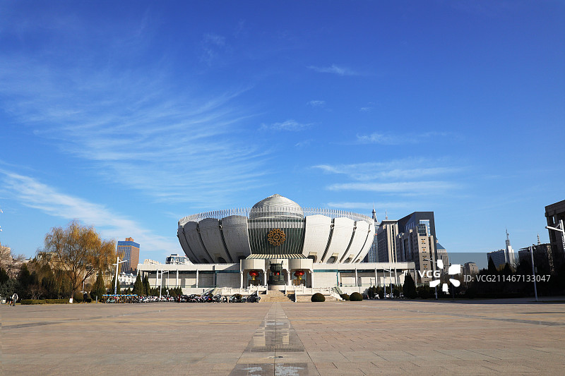 宁夏银川人民剧院图片素材