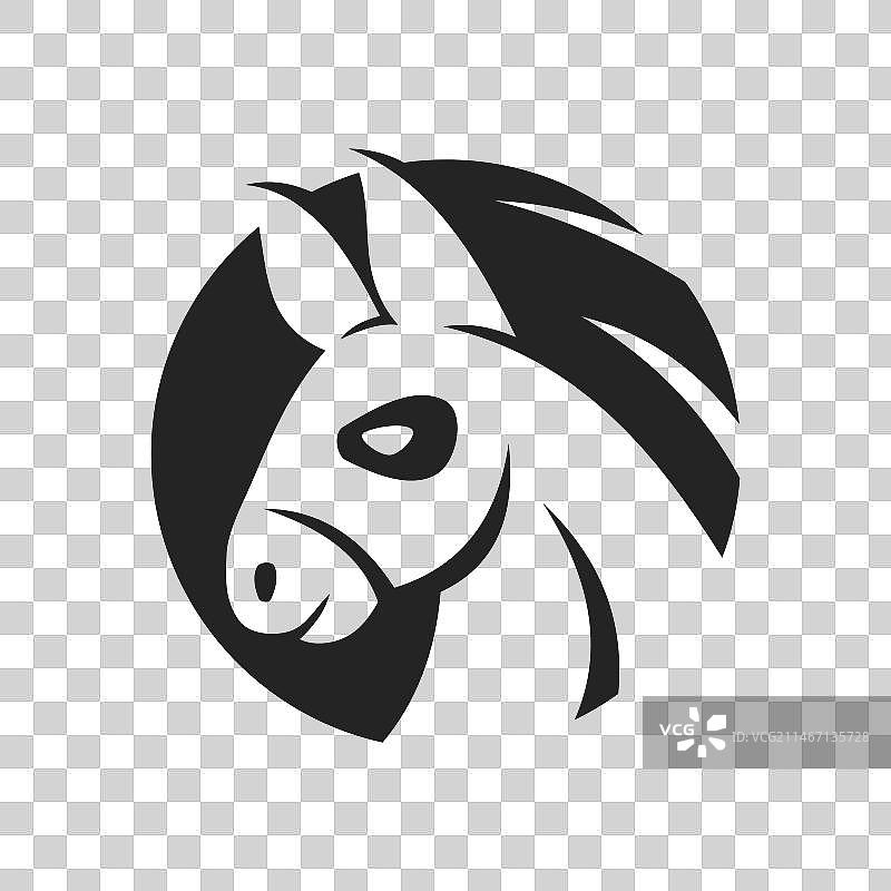 驴logo模板隔离品牌标识图标图片素材