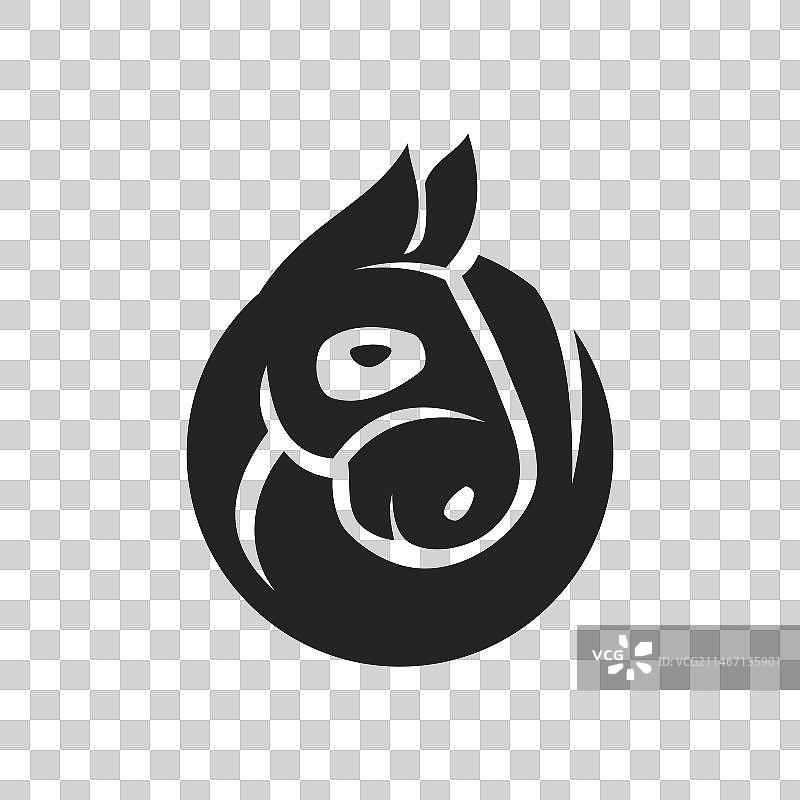 驴logo模板隔离品牌标识图标图片素材