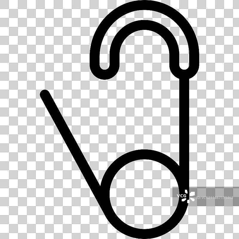 金属别针图片素材