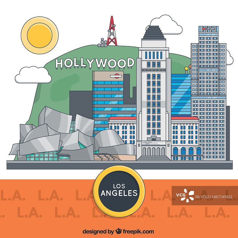 洛杉矶建筑图片素材