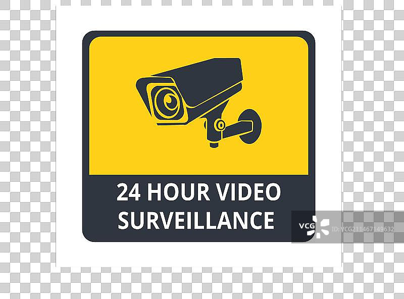 安全监控摄像头标志图片素材