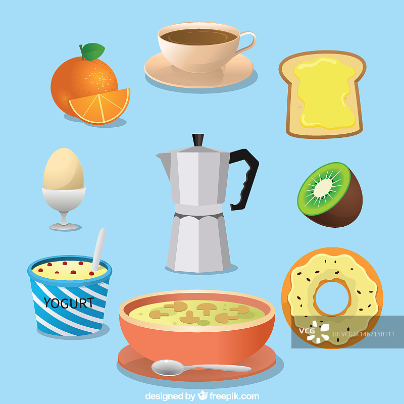 完整早餐图片素材
