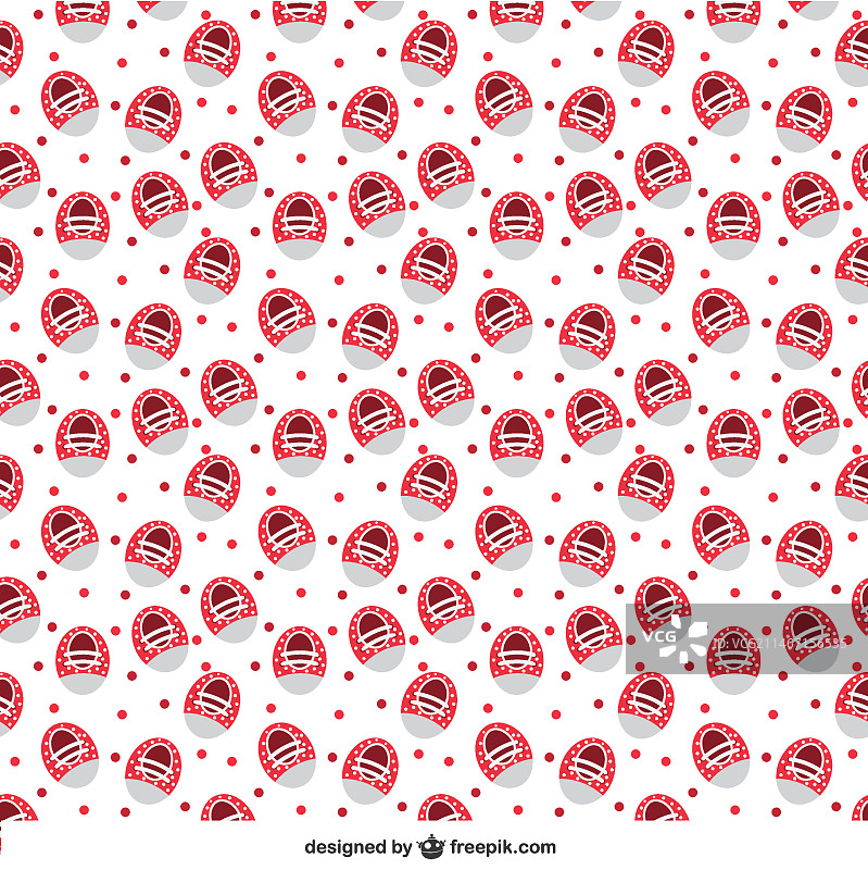 红色婴儿鞋图案图片素材