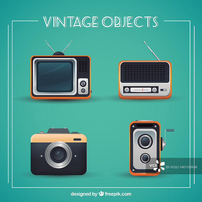 复古物品收藏图片素材