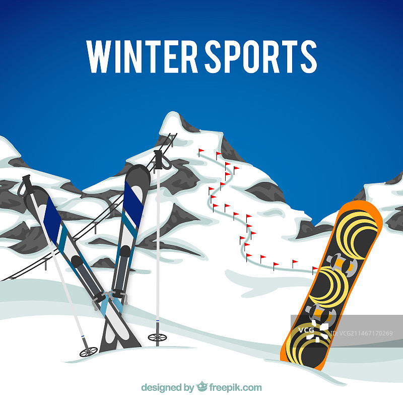 冬季运动图片素材