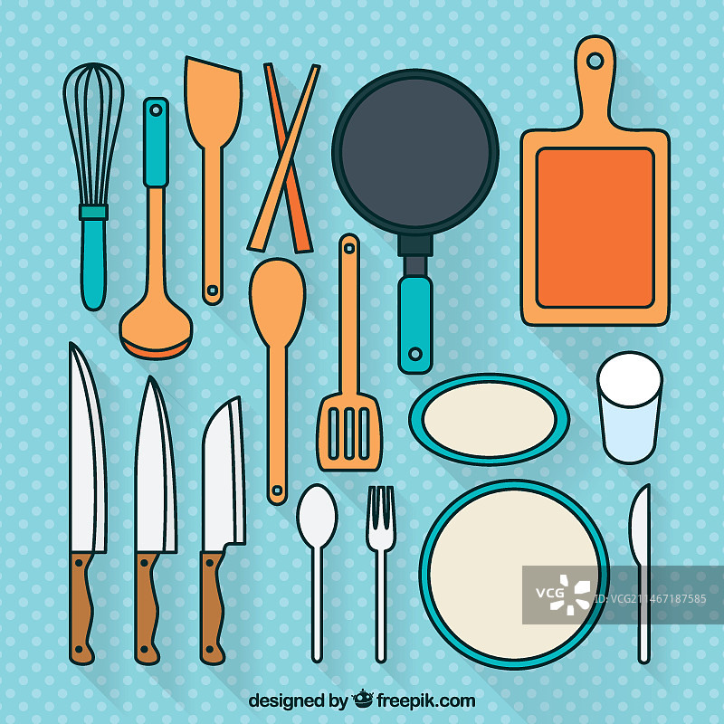 厨房用具套装图片素材