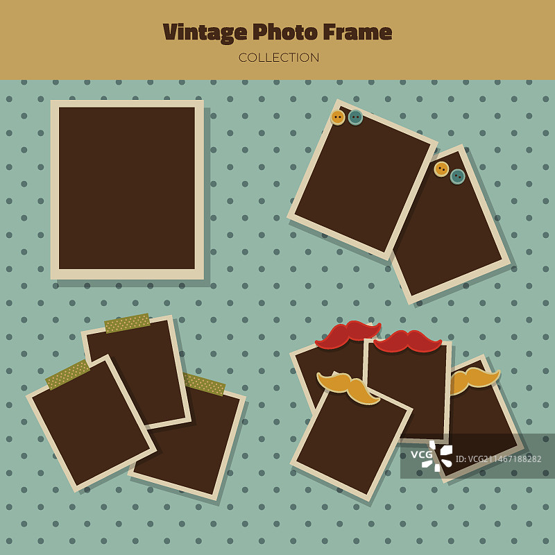 复古相框摄影作品图片素材