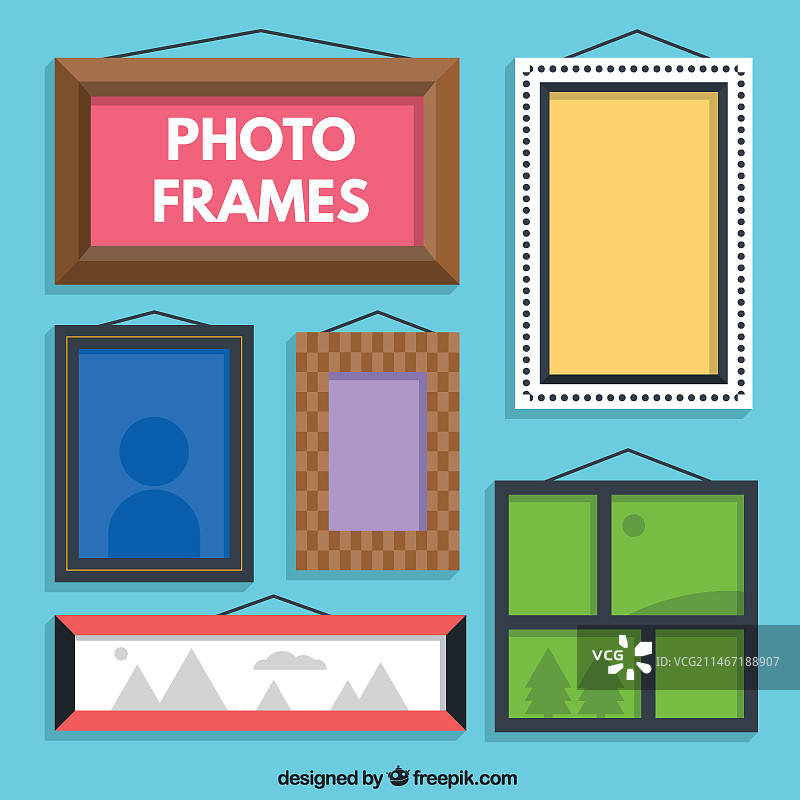 彩色框架合集图片素材