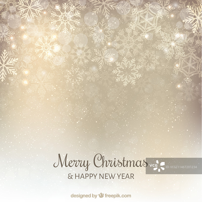 圣诞节银色雪花背景图片素材