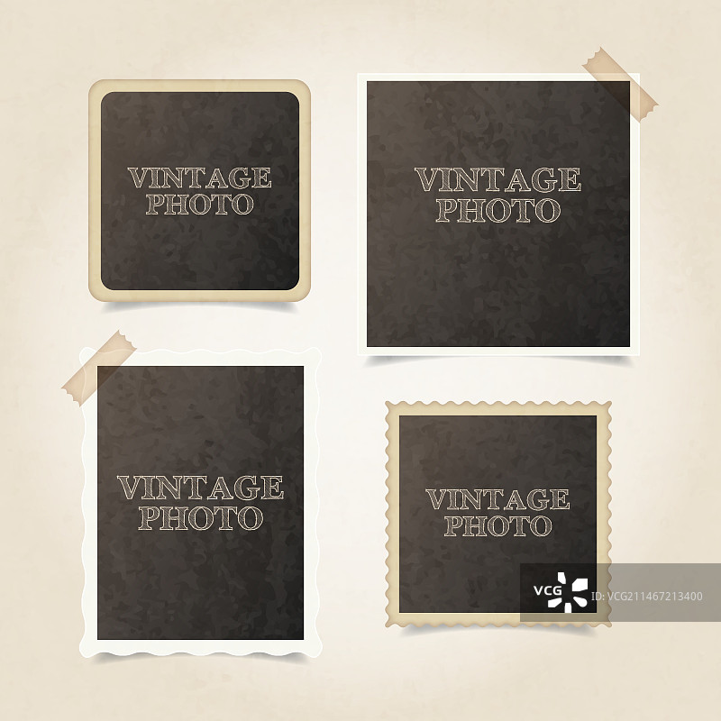 复古摄影相框素材包图片素材