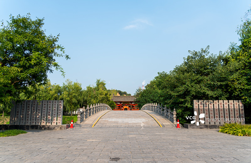 河南省郑州市巩义市杜甫故里文化园图片素材