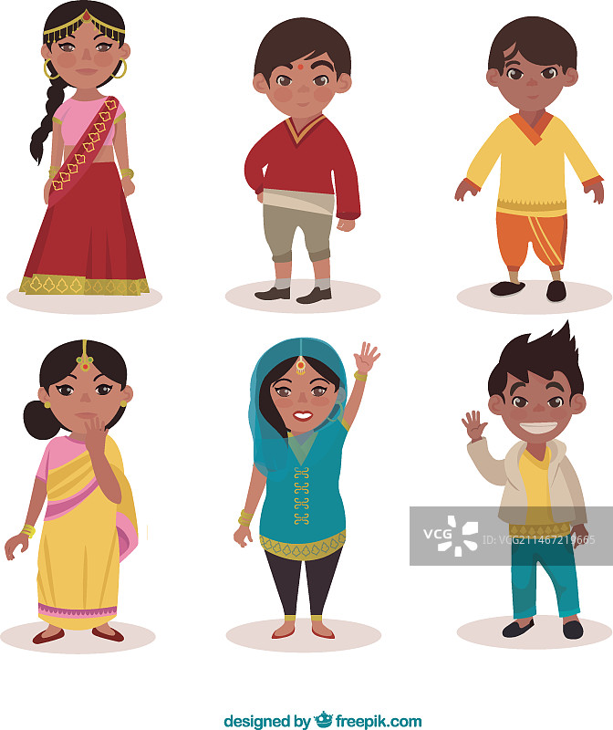 印度人物素材包图片素材